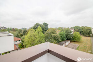 Blick vom Balkon