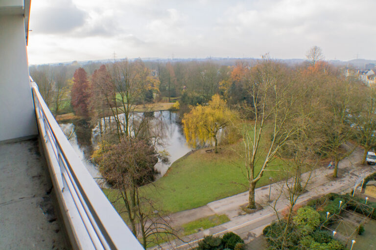 Blick vom Balkon