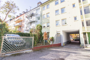 Rückansicht des Gebäudes
