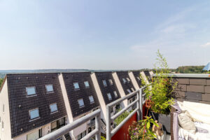 Blick vom Balkon