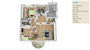 Grundriss 3D